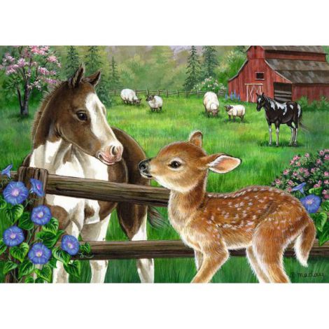 PUZZLE CALUT SI CAPRIOARA, 60 PIESE - poza 2