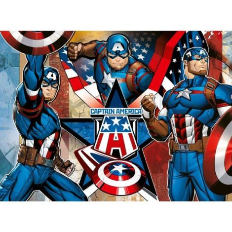 Puzzle capitanul America 100 piese - poza 1