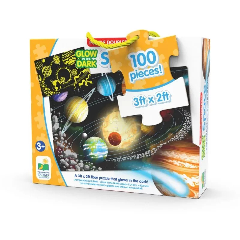 Puzzle care straluceste in intuneric The Learning Journey Spatiu - poza 1