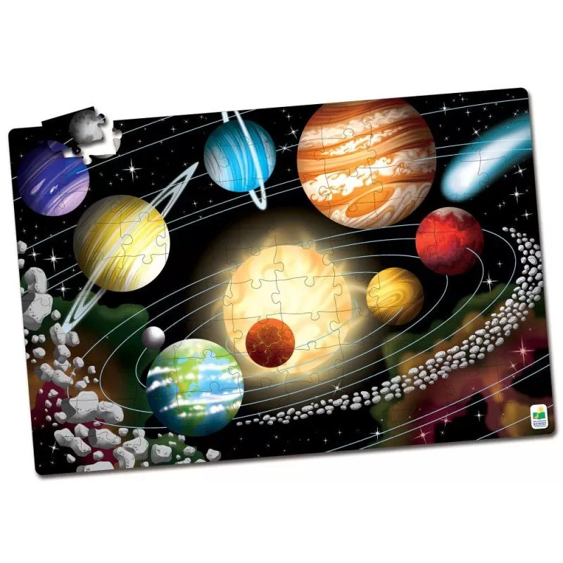 Puzzle care straluceste in intuneric The Learning Journey Spatiu - poza 2