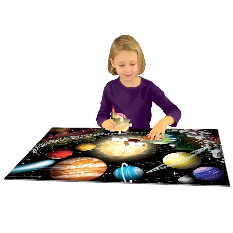 Puzzle care straluceste in intuneric The Learning Journey Spatiu - poza 3
