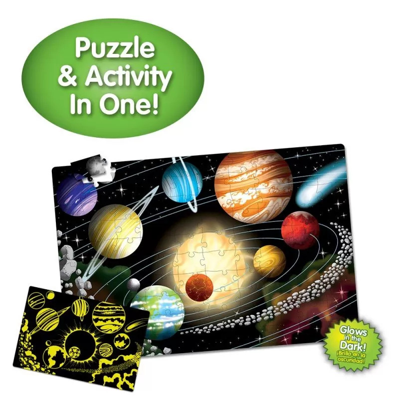 Puzzle care straluceste in intuneric The Learning Journey Spatiu - poza 5