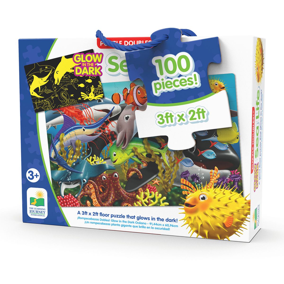 Puzzle care straluceste in intuneric The Learning Journey Viata Marina - poza 1