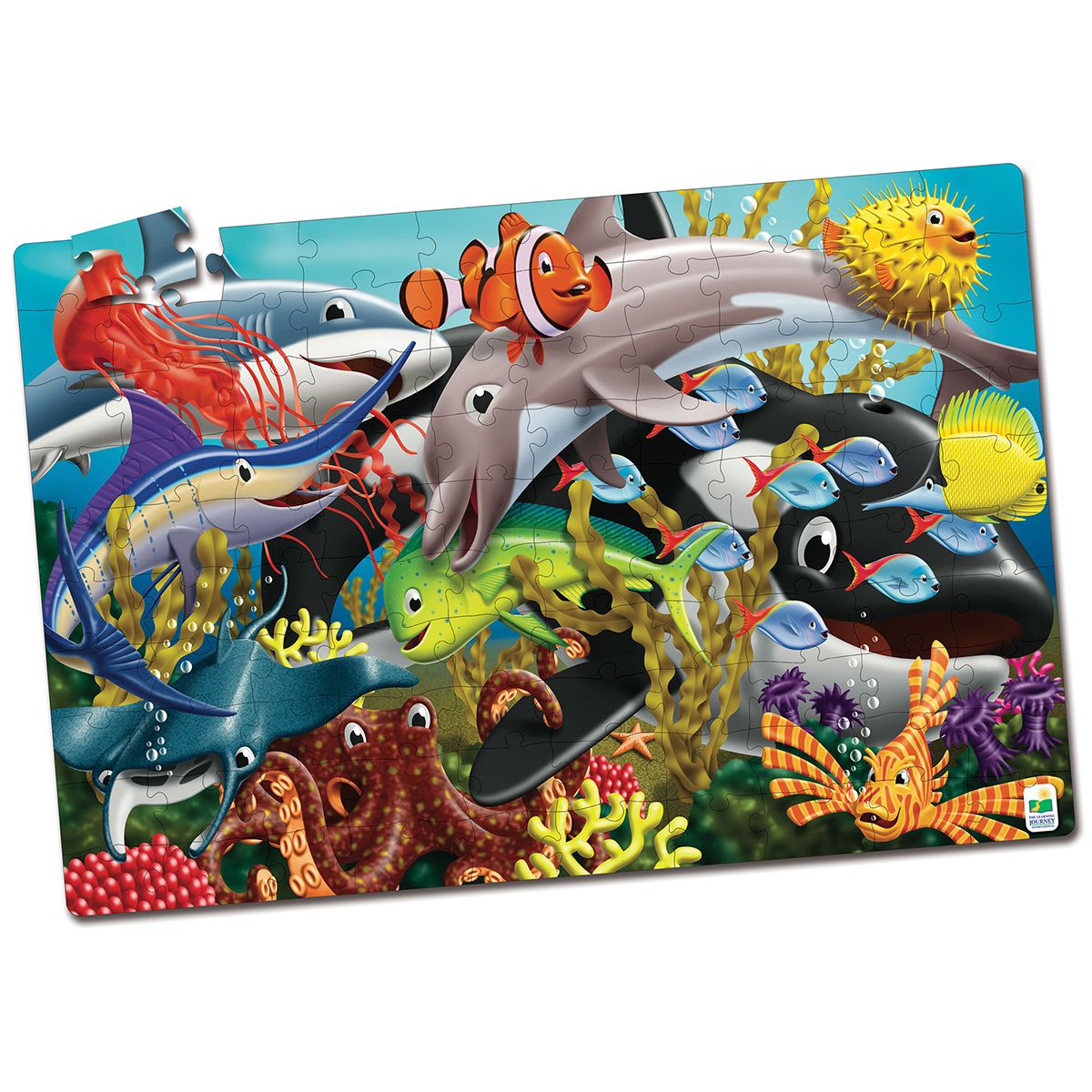 Puzzle care straluceste in intuneric The Learning Journey Viata Marina - poza 2