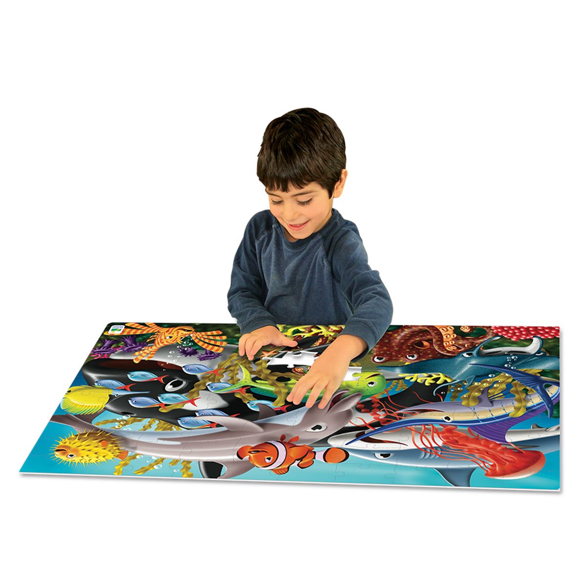 Puzzle care straluceste in intuneric The Learning Journey Viata Marina - poza 3