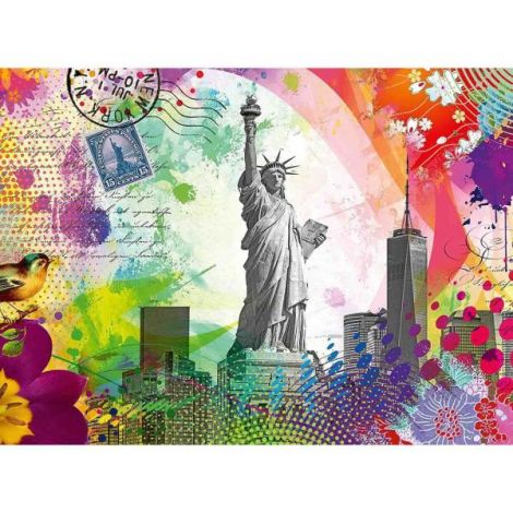 Puzzle Carte Postala New York, 500 Piese - poza 1