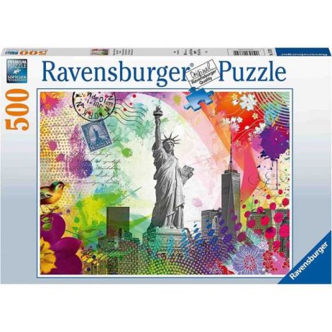 Puzzle Carte Postala New York, 500 Piese - poza 2