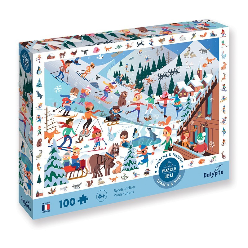 Puzzle Carton 100 Piese - La munte - Sentosphere
