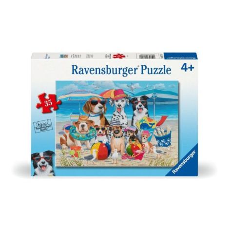 Puzzle catei la plaja 35 piese - poza 3