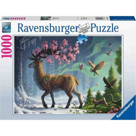 Puzzle Cerb In Padure, 1000 Piese - poza 2