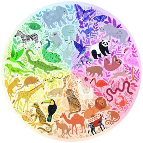 PUZZLE CERC ANIMALE, 500 PIESE - poza 2