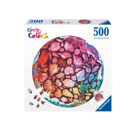 Puzzle cerc animale marine 500 piese - poza 2