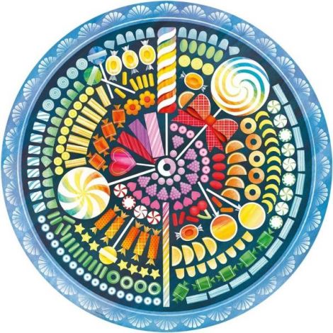 Puzzle Cerc Bomboane, 500 Piese - poza 1