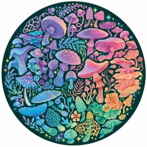 Puzzle cerc ciuperci 500 piese - poza 1