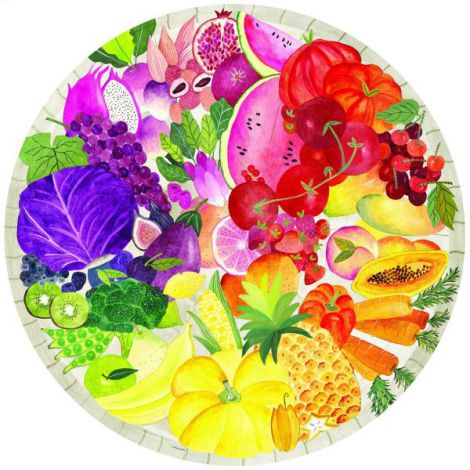 PUZZLE CERC FRUCTE SI LEGUME, 500 PIESE - poza 2
