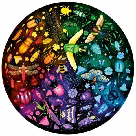 Puzzle cerc insecte 500 piese - poza 1