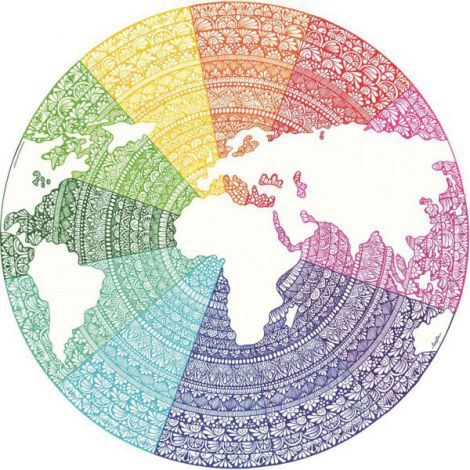 PUZZLE CERC MANDALA, 500 PIESE - poza 2