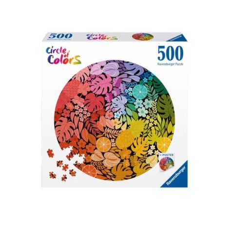 Puzzle cerc tropical 500 piese - poza 2