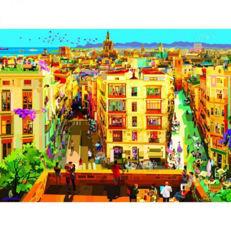 PUZZLE CINA IN VALENCIA, 1500 PIESE - poza 2