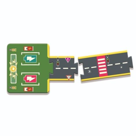 Puzzle Circuit gigant de curse, Djeco - poza 4