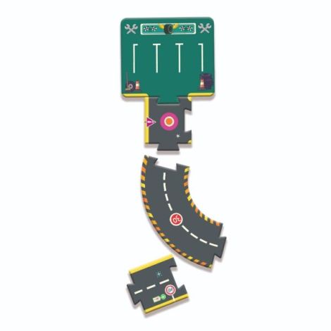 Puzzle Circuit gigant de curse, Djeco - poza 5