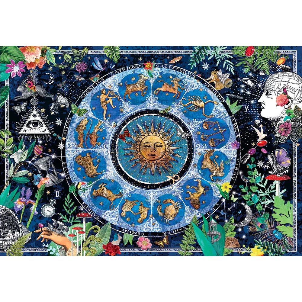 Puzzle Clementoni 1000 piese Harti Astrologice 39890 - poza 2