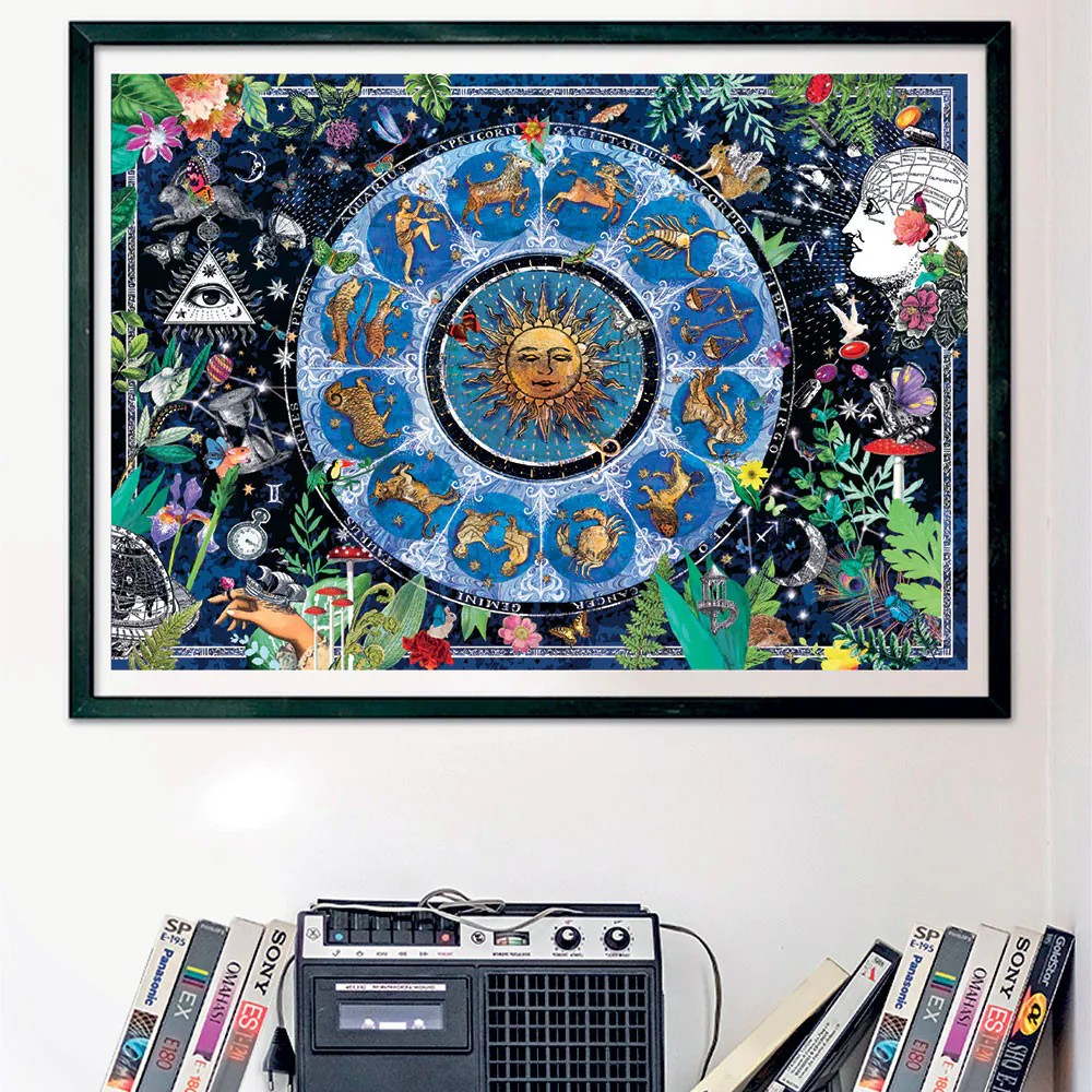 Puzzle Clementoni 1000 piese Harti Astrologice 39890 - poza 3