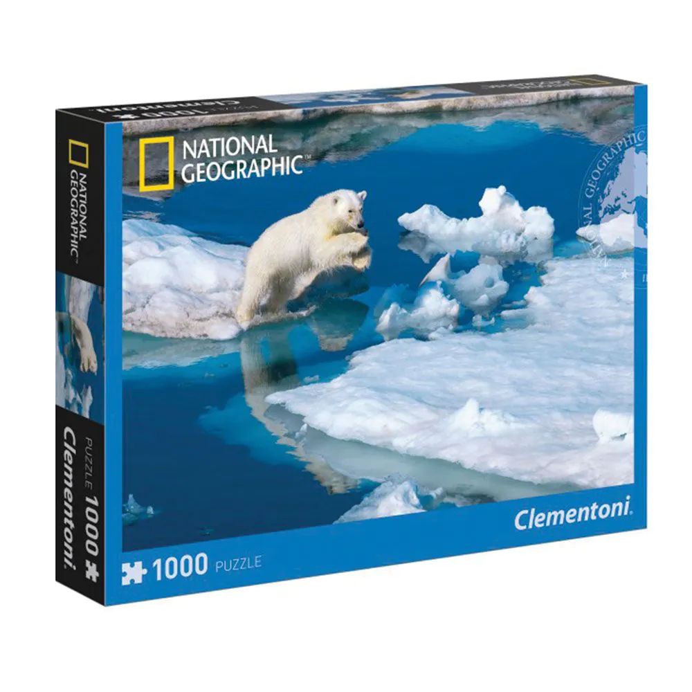 Puzzle Clementoni 1000 Piese National Geographic Urs Polar - poza 1