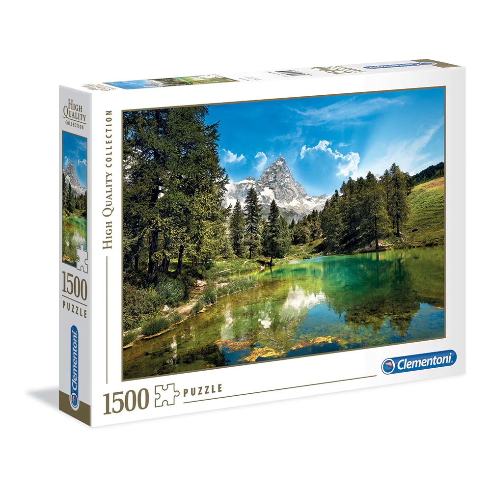 Puzzle Clementoni 1500 piese Lacul Albastru 31680 - poza 1