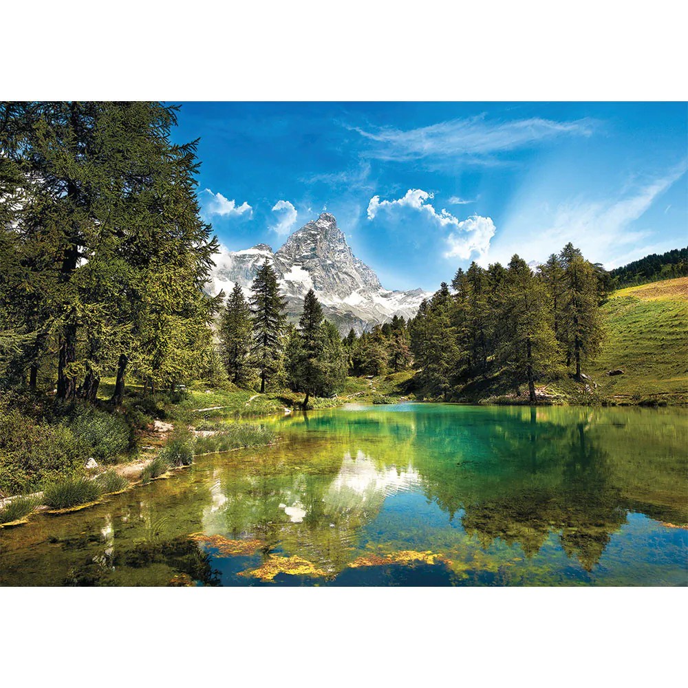 Puzzle Clementoni 1500 piese Lacul Albastru 31680 - poza 2