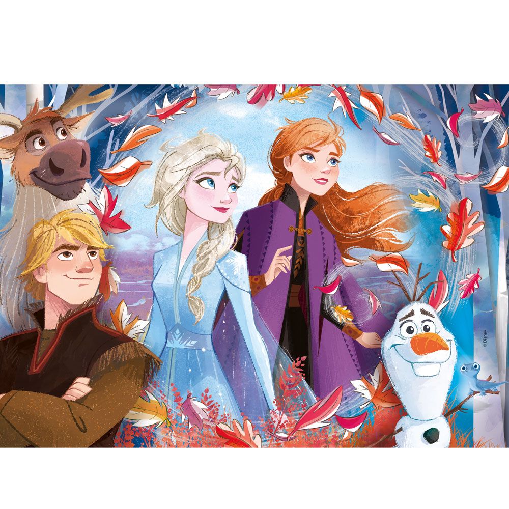 Puzzle Clementoni 2x20+2x60 piese Frozen 2 - poza 2