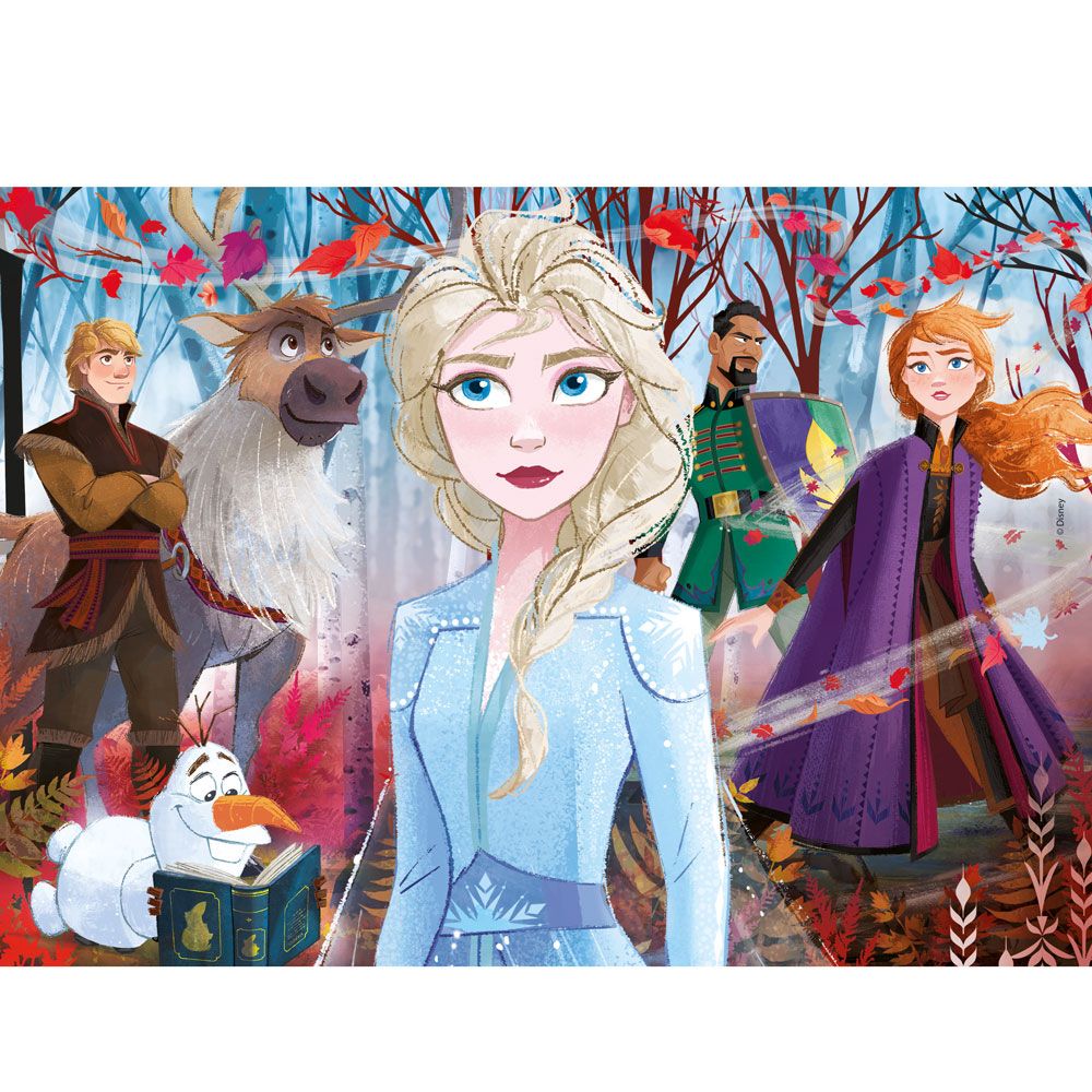 Puzzle Clementoni 2x20+2x60 piese Frozen 2 - poza 3