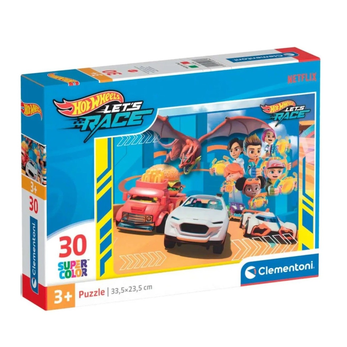 Puzzle Clementoni 30 piese Hot Wheels 20284 - poza 1