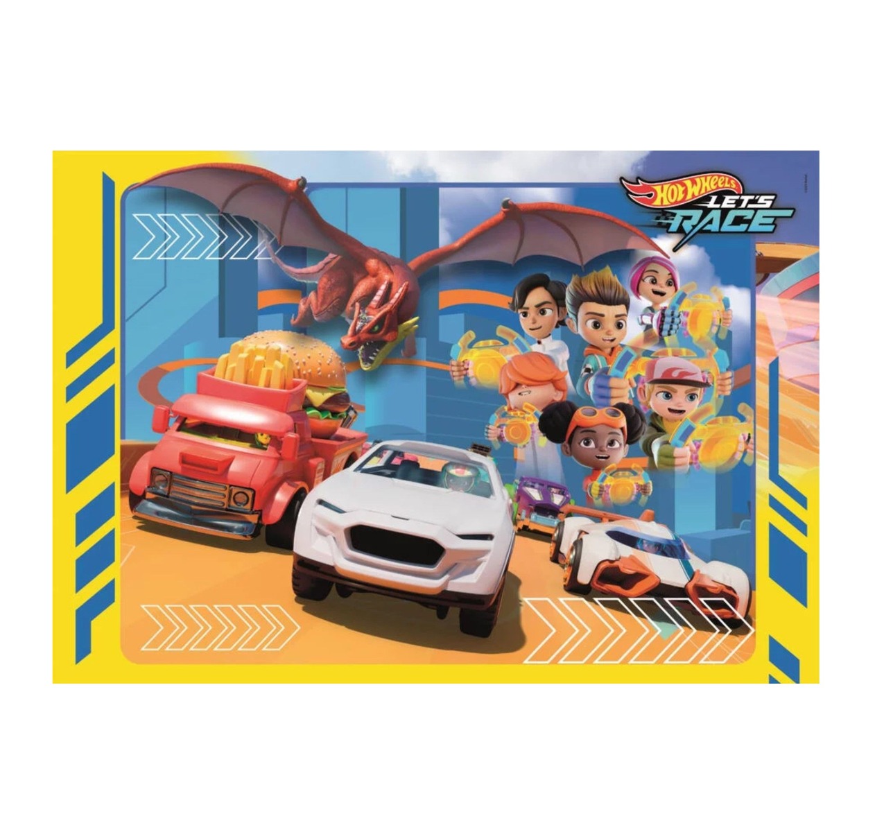 Puzzle Clementoni 30 piese Hot Wheels 20284 - poza 2