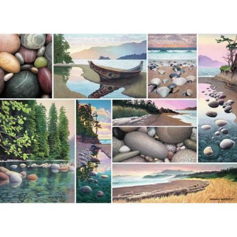 Puzzle Colaj Coasta De Vest, 1000 Piese - poza 1