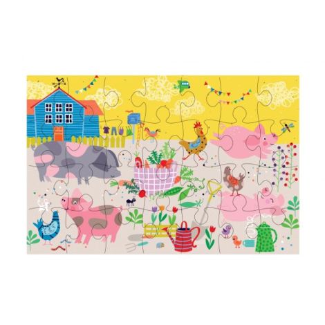 Puzzle cu 28 de piese - Ferma - poza 2