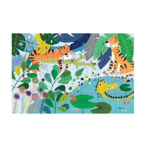 Puzzle cu 28 de piese - Jungla - poza 2