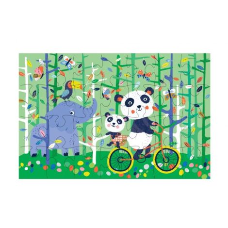 Puzzle cu 28 de piese -Panda - poza 2