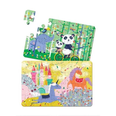 Puzzle cu 28 de piese -Panda - poza 3