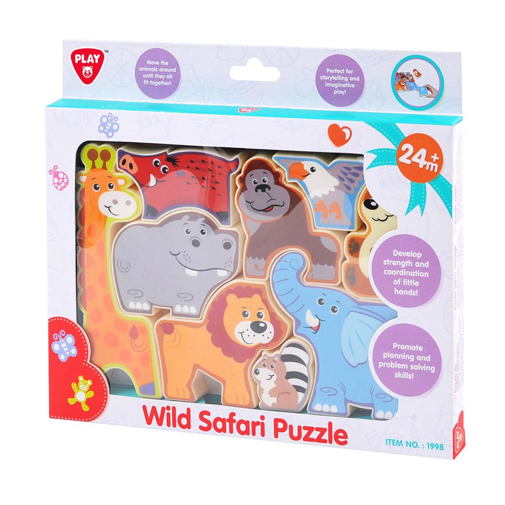 Puzzle cu animale din jungla Play Go Safari - poza 2