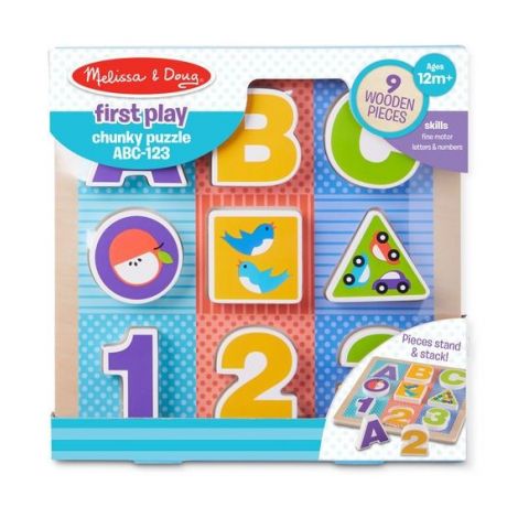 Puzzle cu piese mari pentru belelusi Melissa and Doug - poza 2