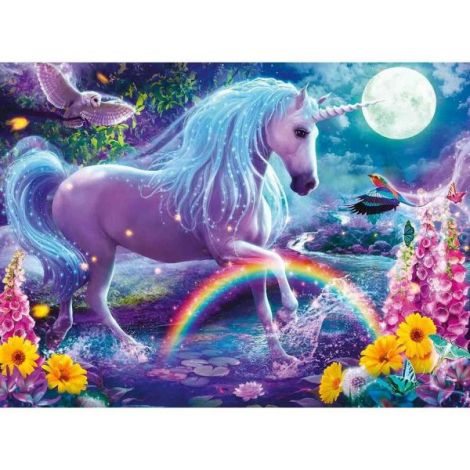 Puzzle Cu Sclipici Unicorn, 100 Piese - poza 1