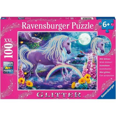 Puzzle Cu Sclipici Unicorn, 100 Piese - poza 2