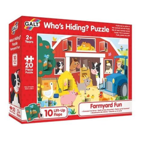 Puzzle cu surprize - distractie la ferma (20 piese) - poza 2