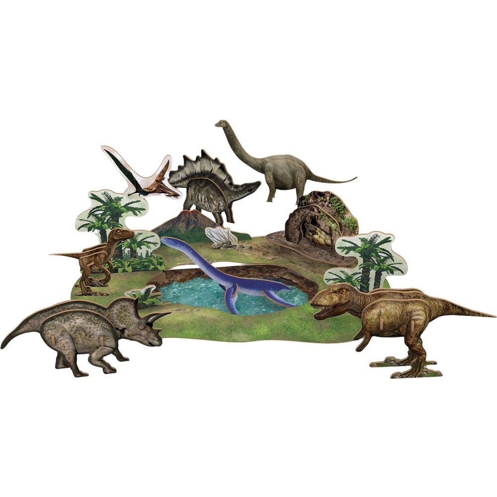 Puzzle CUBIC Fun National Geografic cu licenta globala Dino Park - poza 3