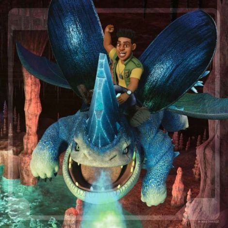Puzzle Cum Sa Iti Dresezi Dragonul, 3X49 Piese - poza 2