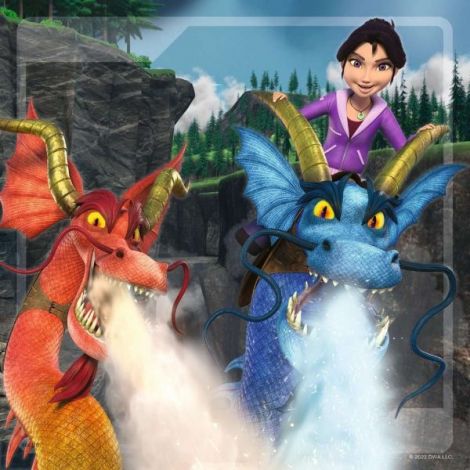 Puzzle Cum Sa Iti Dresezi Dragonul, 3X49 Piese - poza 3