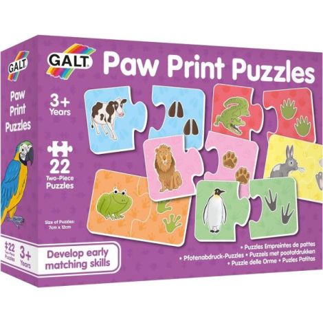 Puzzle de asociere - animalutele si urmele lor - poza 2