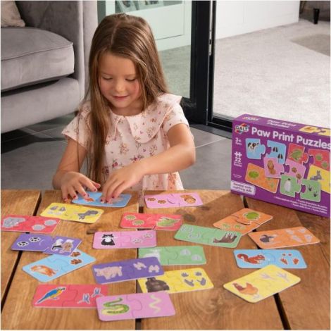Puzzle de asociere - animalutele si urmele lor - poza 4