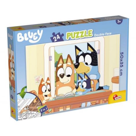 Puzzle de colorat - bluey (24 de piese) - poza 1